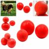 2Pc Portable Pet Cat Dog Training Chew Play Fetch Bite Toy General Indestructible Solid Rubber Ball