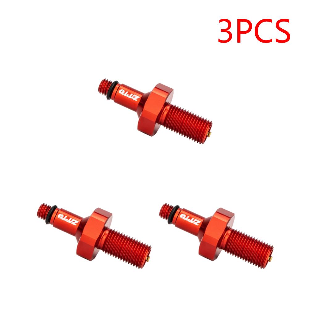 Bicycle Air Rear Shock Absorber Valve Adapter Aluminum Alloy Bike Rear Gallbladder Inflation Nozzle Tool Bicycle Accessories