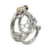 NEW!!!Honeycomb Cock Cage,Penis Ring Lock, Chastity Belt, Penis Sleeves,Flat Cage Stainless Steel Small Size Male Chastity Device