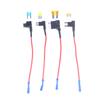 12 Stück 4 Arten von 12V Zusatzschaltkreisadaptern und Sicherungssatz - Abzweig-KFZ-Sicherungshalter mit Micro2 Mini ATC ATS Thin Abzweigadapter