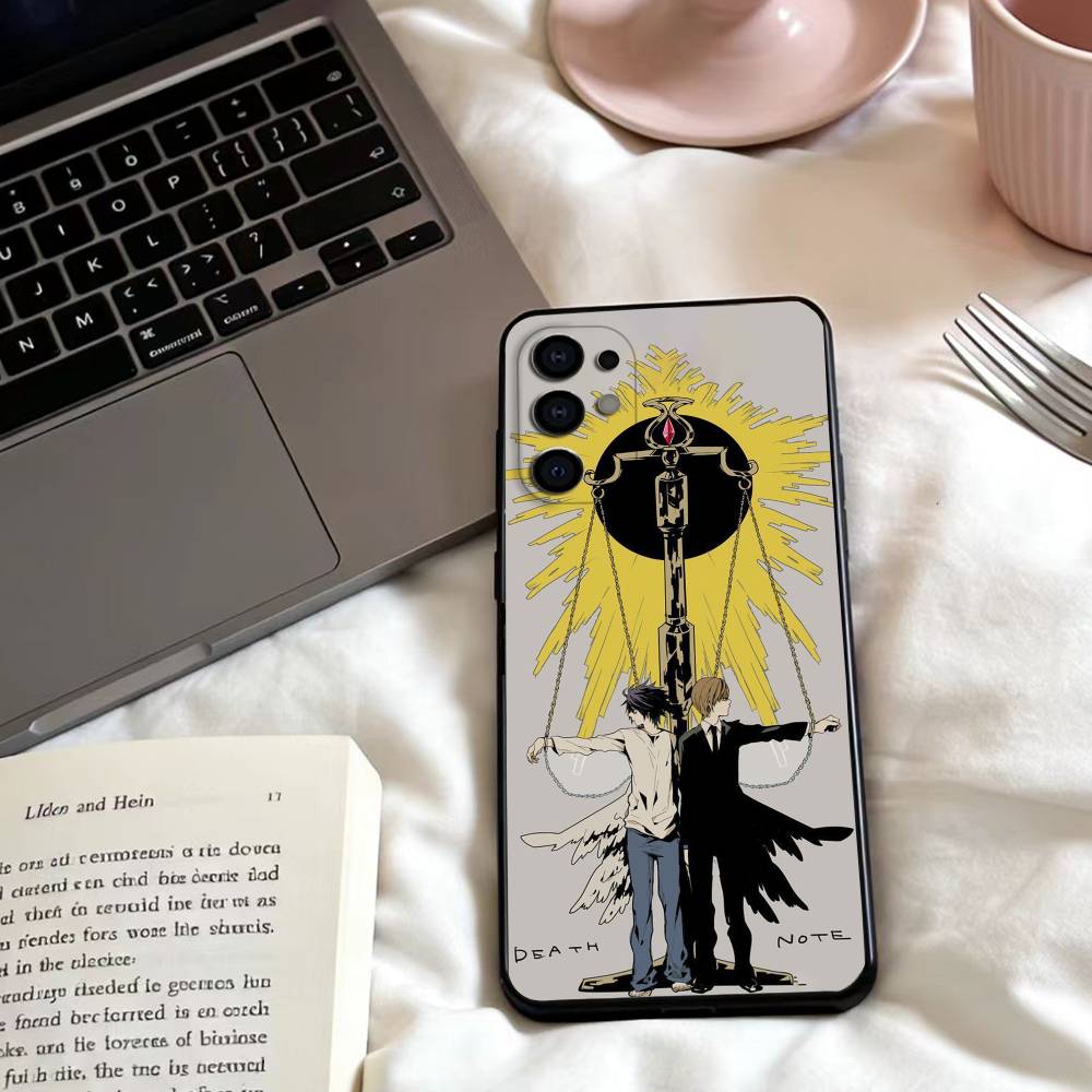 D-Death Anime N-Note  Phone Case For Samsung S25,24,23,22,30,21,10,9,Ultra,Plus,Lite,FE,4,5 G Soft Black Case