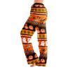 Adult Halloween Print Loose Fit Casual Pajama Pants No Drawstring for Sleep
