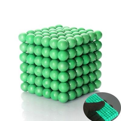 5MM 216 Magentische Kugeln Kinder Kinder Baustein Nachtleuchtende Verfärbung Buckyballs Unterhaltung Bildung Dekompression Neocube Spielzeug