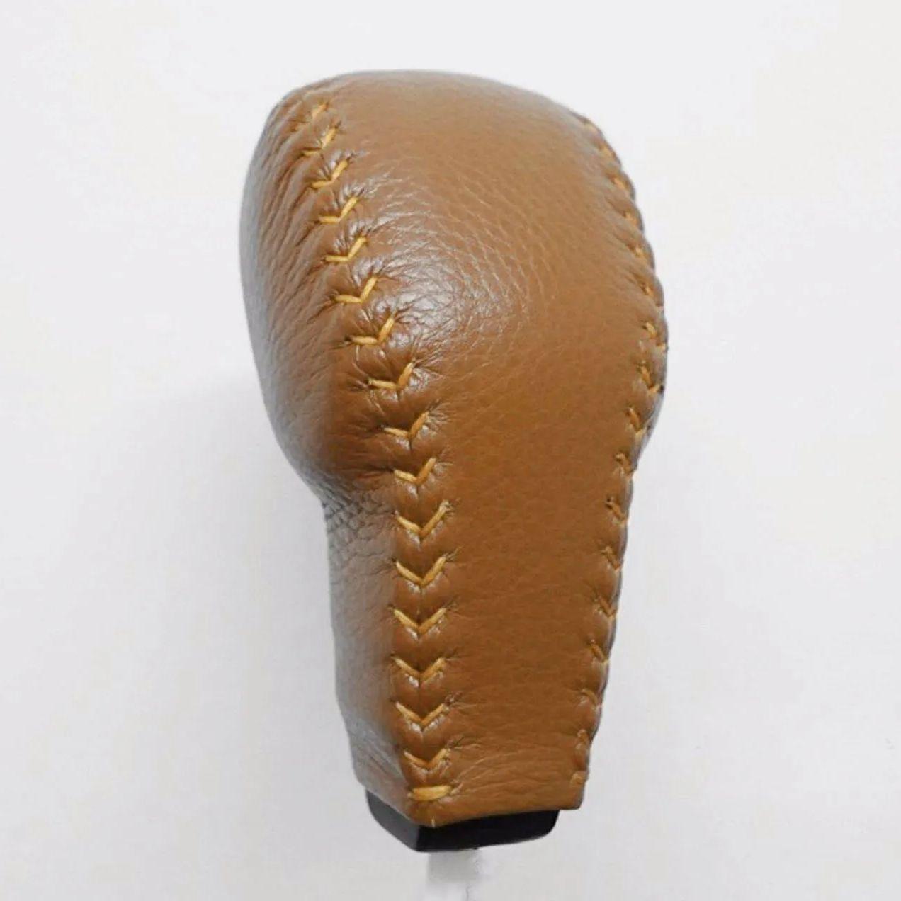 

New Real Leather Gear Shift Knob Cover For Land Rover Discovery 3 Discovery 4 2004 2005 2006 2007 2008 2009 2010 2011 2012 2013 білий