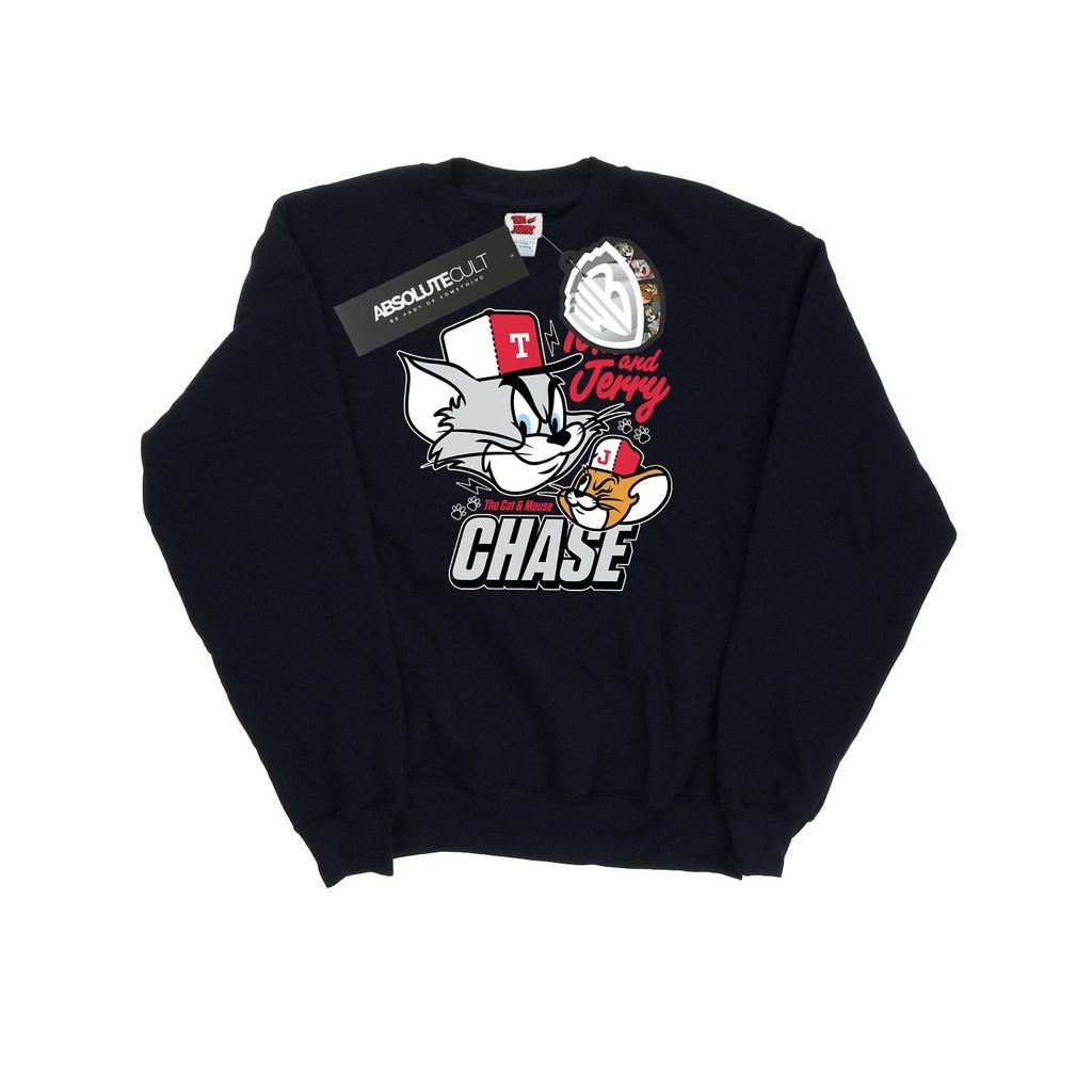 Tom And Jerry Womens/Ladies Cat & Mouse Chase Sweatshirt