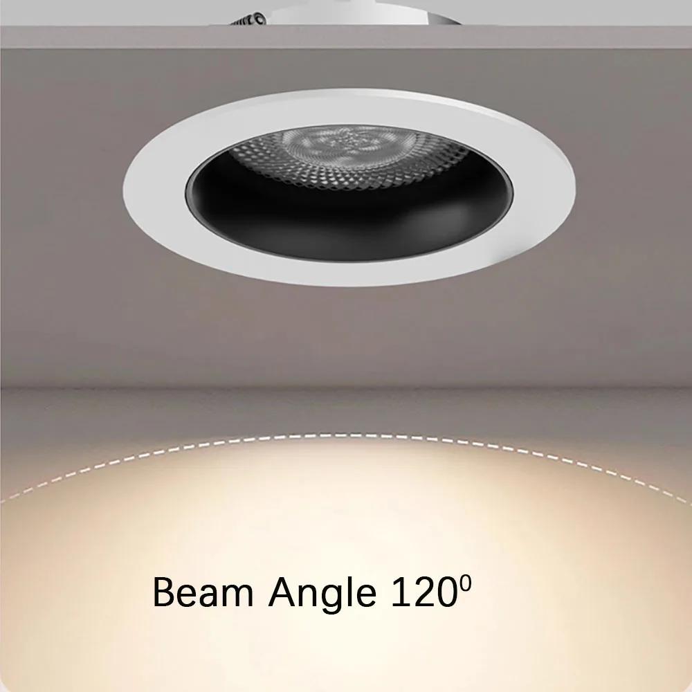 Dimmable AC90V-260V 5W9W12W18W24W30W40W LED Downlights Epistar Chip COB Recessed Ceiling Lamps Spot Lights For Home Illumination