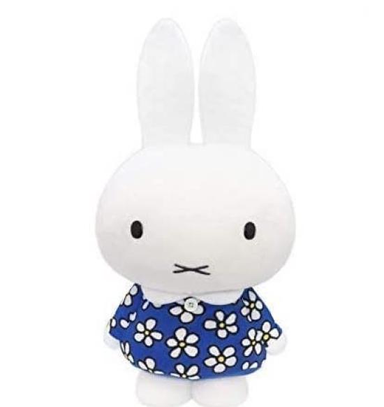 Плюшевая игрушка Миффи Extra Large - Подарок на день рождения - Цветочный узор - Приблизительно 45 см