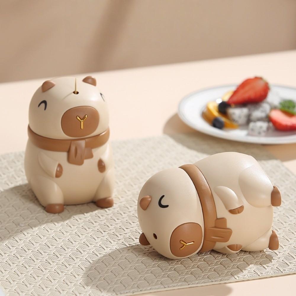 Creative Capybara Toothpick Container Press Type Pressing Toothpick Box Toothpick Dispenser  Hotel