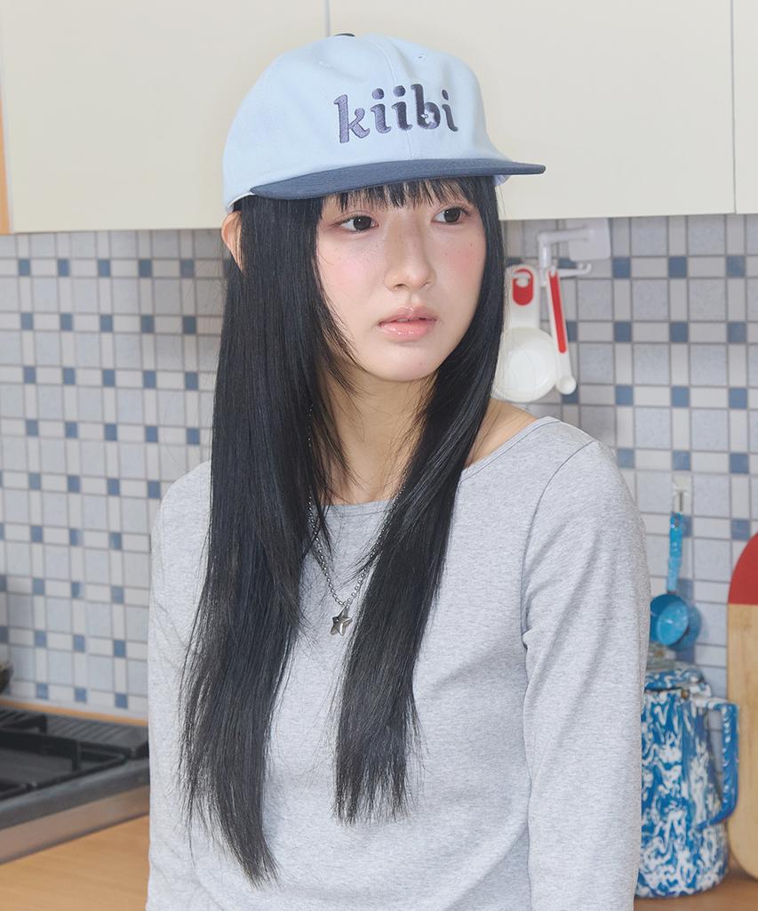 Kiibi Logo Two Tone Cap Sky Blue & Navy