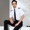 Heren Pilot en Luchtsteward Uniform Shirt met Lange Mouwen