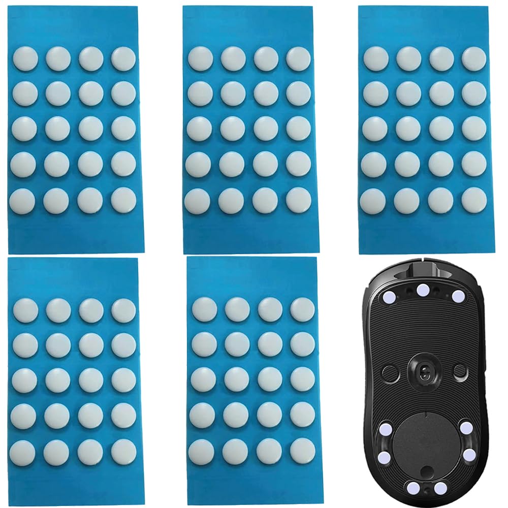 

Круглі ніжки для миші Загального призначення Білі Матеріал 100 зерен Висока міцність Надзвичайно низьке тертя Плавне ковзання Круглий край Загального призначення Тихі