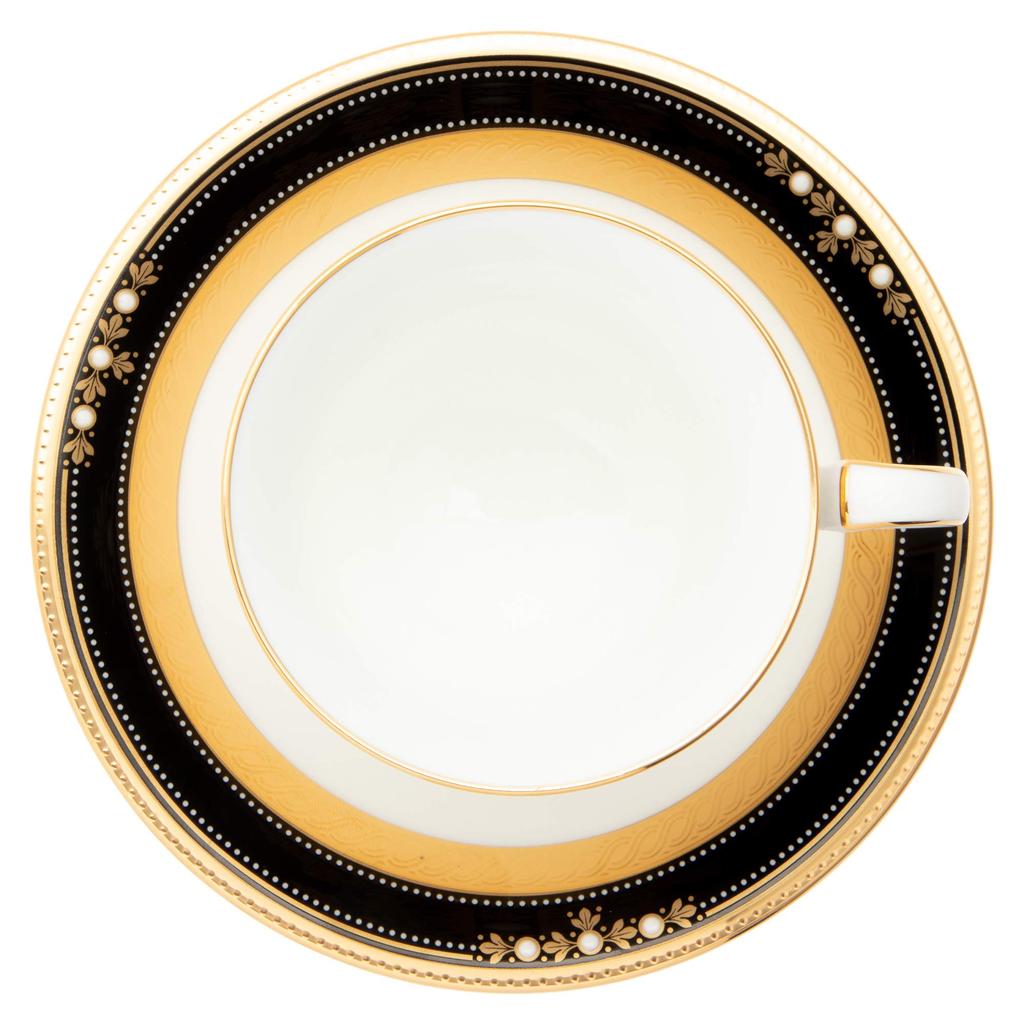 Noritake American Cup Evening Bone & Saucer, 220cc, Majesty, China, T59589/4818