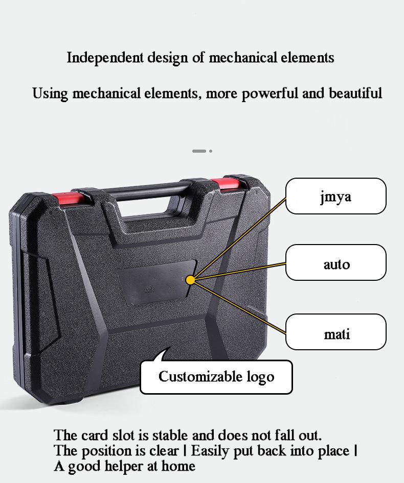 120-Piece Multi-Function Hand Tools Set Hardware Hard Case with Repair Tool Box Screwdriver for Car Repair