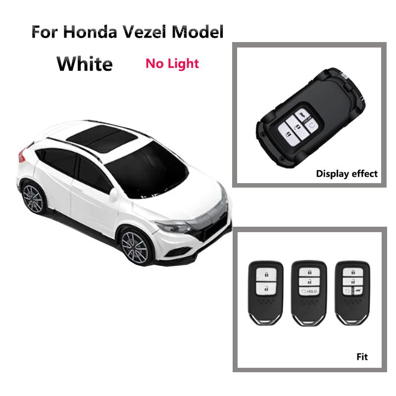 

Creativity Key Case Car Model For Honda Crv Odyssey Vezel 2 3 4 5 Button Remote Smart Car Key Cover Holder Keychain Accessories