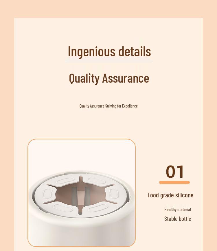 Portable Three-Speed Automatic Milk Shaker with Timer and Insulation