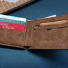 Vintage Men's Wallet Solid Color Card Pack Cute Short Purse  Home