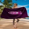 Burnley Football Club Strandtuch Mikrofaser Strandtuch, Leicht und Schnelltrocknend, für Sommerreisen, Schwimmbad Fan Geburtstagsgeschenk