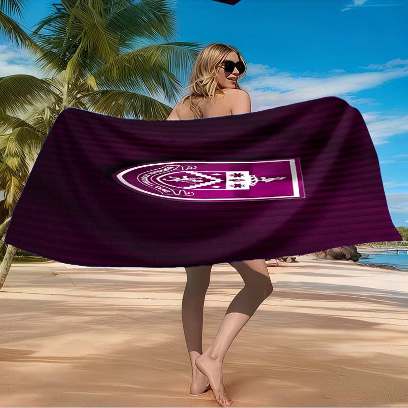 Burnley Football Club Strandtuch Mikrofaser Strandtuch, Leicht und Schnelltrocknend, für Sommerreisen, Schwimmbad Fan Geburtstagsgeschenk