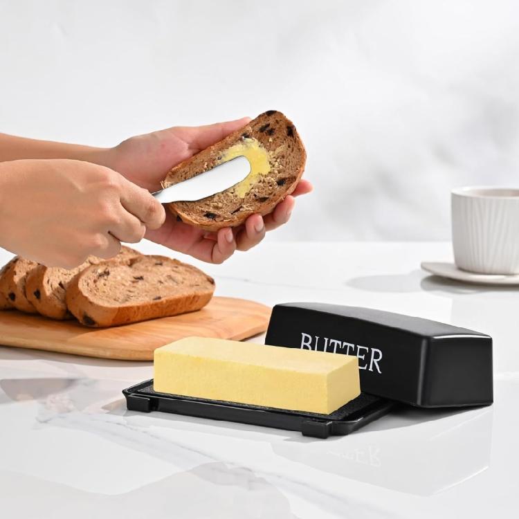 Butter Storage Container Builts In Slicers Airtights Seal Dishwasher Safe Refrigerator Accessory