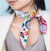 French Style 53CM Versatile Balloon Printed Small Square Scarf Women's Decorative Headband Scarf