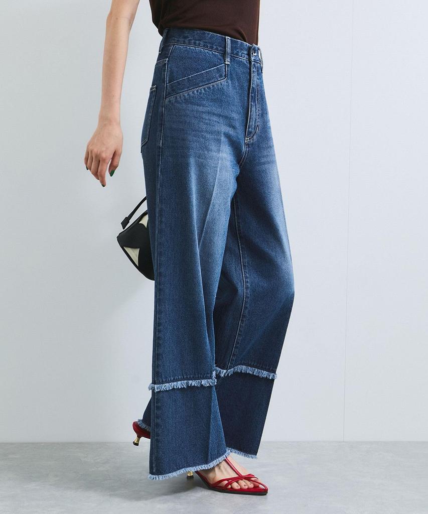 Fringe Flare Denim Blue S [BIS] (45)