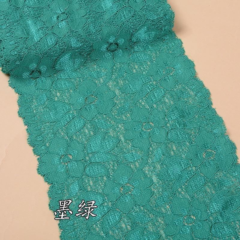 1 yard elastická krajková lemovací stuha pro šití Spandex Nylon 16cm Pletené doplňky Sukně Spodní prádlo Oblečení Doplňky