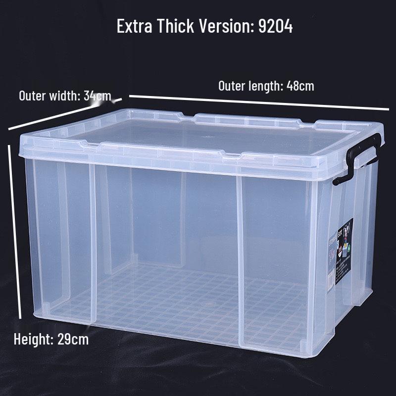Large Transparent Handheld Food-Grade Storage Box