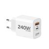 240W GaN PD USB-C-Ladegerät für 17 16 15 14 13 12 Pro Max Telefon QC 3.0 PD 3.0 USB Typ-C Schnellladung