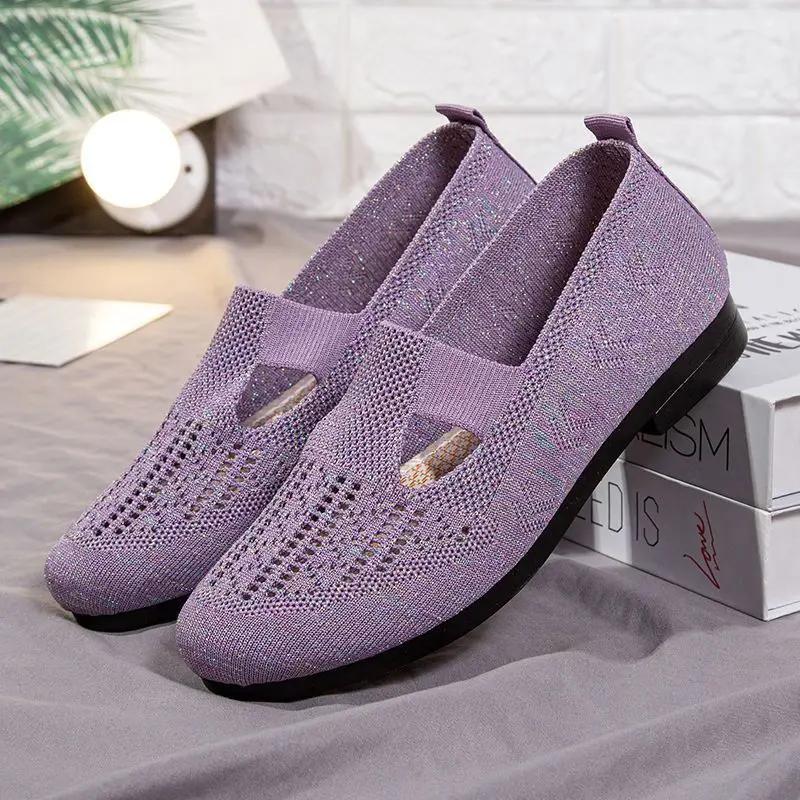 Fashion New In Original Flat Breathable Women's Shoes Korean Aesthetic Walking Cheap Trends 2025 High Quality 39 Casual Ladies Footwear