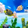 Creative Cute Kawaii Resin Ocean Animals Figurine Model  Coral Small Ornaments Diy Home Decoration Accessories Gifts