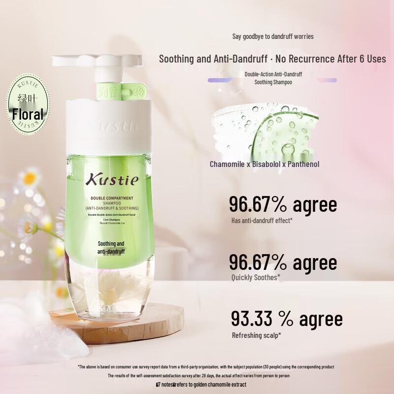 Kustie Chamomile Dual-Chamber Shampoo