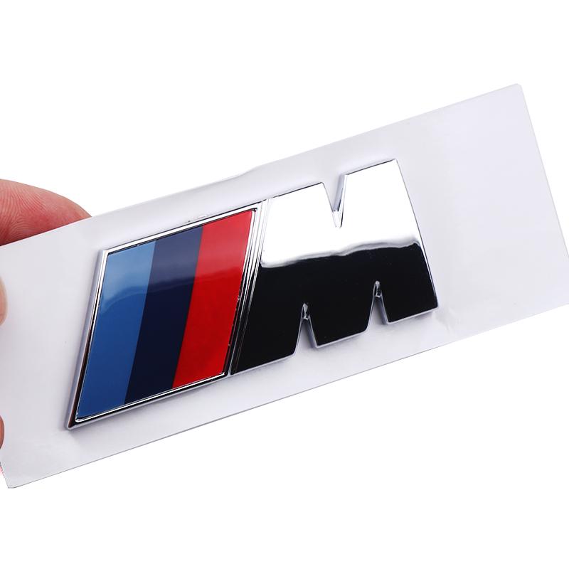Emblème M M Badge ABS 3D Badge d'aile de voiture Autocollants de coffre Pour BMW E46 E90 E60 F10 F30 E39 F20 E36 G30 G20 E92 E70 M Accessoires Auto