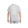 Nike X Pigalle Collaborative Logo Print Short Sleeve T-Shirt Men Tops Grey CK2337-063