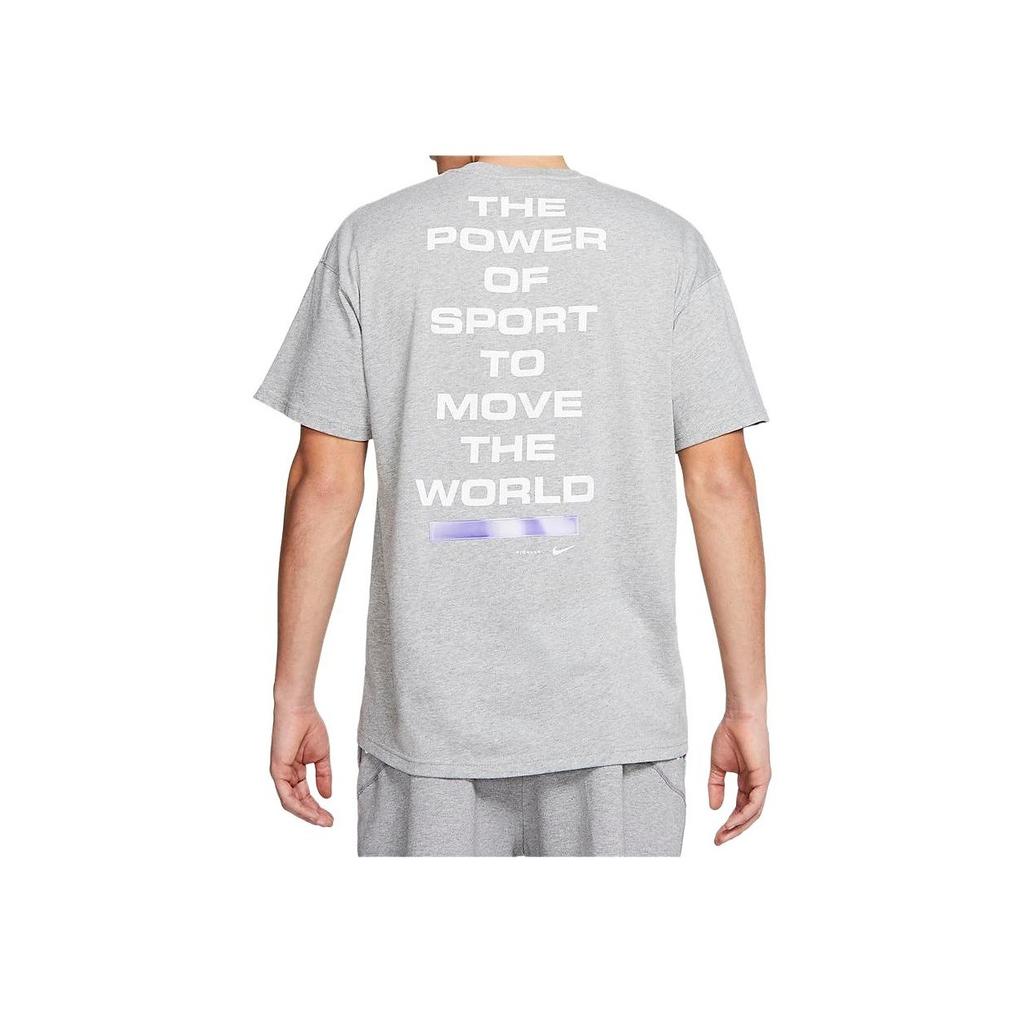 Nike X Pigalle Collaborative Logo Print Short Sleeve T-Shirt Men Tops Grey CK2337-063