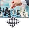 Chess Board Chessboard Only PU Portable Soft Standard 35x35cm for Travel Outdoor Camping