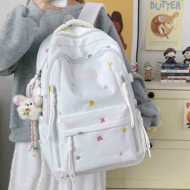 Schoolbag New Mori Large-capacity Backpack for Junior and High School Students Lightweight Women's Schoolbag Simple and Versatile Campus Backpack