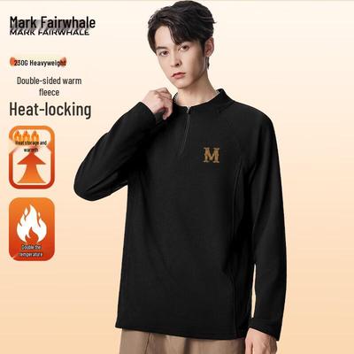 Men's Double-Sided Fleece Half-Zip T-Shirt