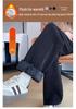 Wide Leg Pants Women Spring Autumn Winter Casual Sweatpants - Fleece and Non-Fleece Options