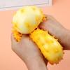 Realistic Durian Squeeze Toy Unbreakable Soft Fidget for Stress Relief Cute Fruit-Shaped Decompression Gadget for Kids Adults