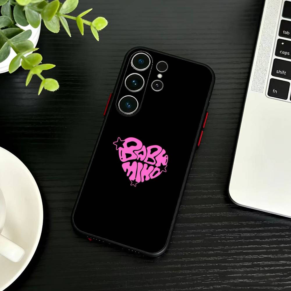 G-Singer Young Miko Phone Case For Samsung S26,S25,S24,S23,S22,S21,S20,Ultra,Plus,FE Black Soft Cover