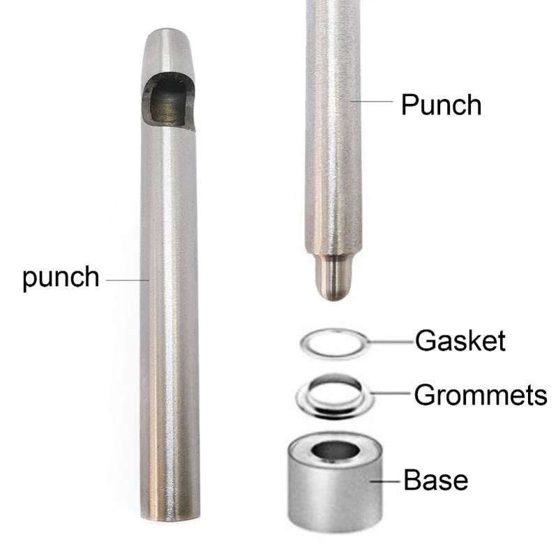 Ösen 2mm Plattiertes Kupfer Metall Ösen-Set Schnürsenkel Gürtel Ösen mit Aufbewahrungsbox aus Kunststoff