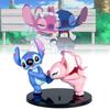 Entzückende Anime Stitch Angel Paar Figuren Pvc Modelle Perfekt für Autodekoration