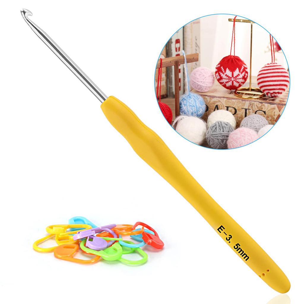 1 ks/sada Praktická protiskluzová sada pletacích jehel odolný proti nárazům Nástroj na tkaní svetrů pro šití