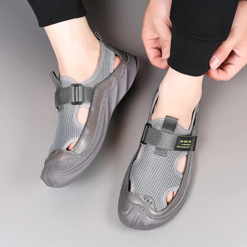 New Large Size Men's Sneakers Summer Comfy Lightweight Soft Loafers Breathable Sport Casual Shoes Zapatillas Hombre Driving Shoe