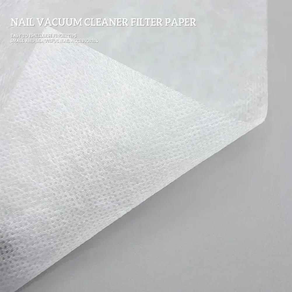 Maintain Health and Safety Standards Disposable NonWoven Fabric Filter Cloth Replacements for Nail Art Vacuum Cleaner