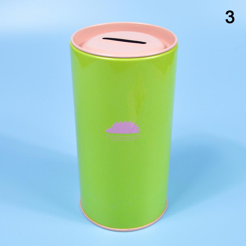 

1 шт. Очаровательная копилка в виде животного конфетного цвета, металлическая копилка, милые банки для мелочей, банки для хранения, подарочные банки, домашний декор, копилка