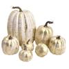 7 Pcs Artificial Pumpkins Fall Decoration Faux Foam Pumpkin Tabletop Centerpiece for Thanksgiving Harvest Autumn Home Decor