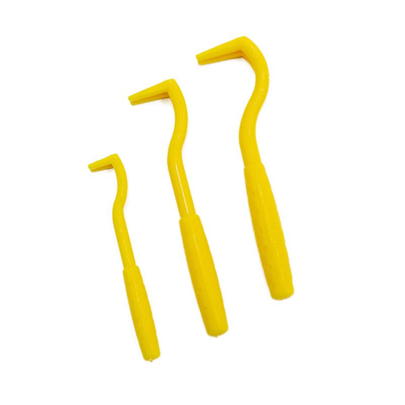 

3 шт./набор Инструменты для дегельминтизации питомцев Крючок от блох из АБС-пластика, Твистер и Пинцет для ухода за собаками, Аксессуары для ухода за собаками жёлтый