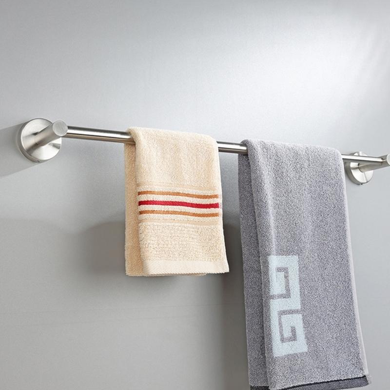 Not Drill Installation Extendable Towel Brackets Steel Bathroom Towel Rack Strong Grip Suction Cups Strong for Home Use