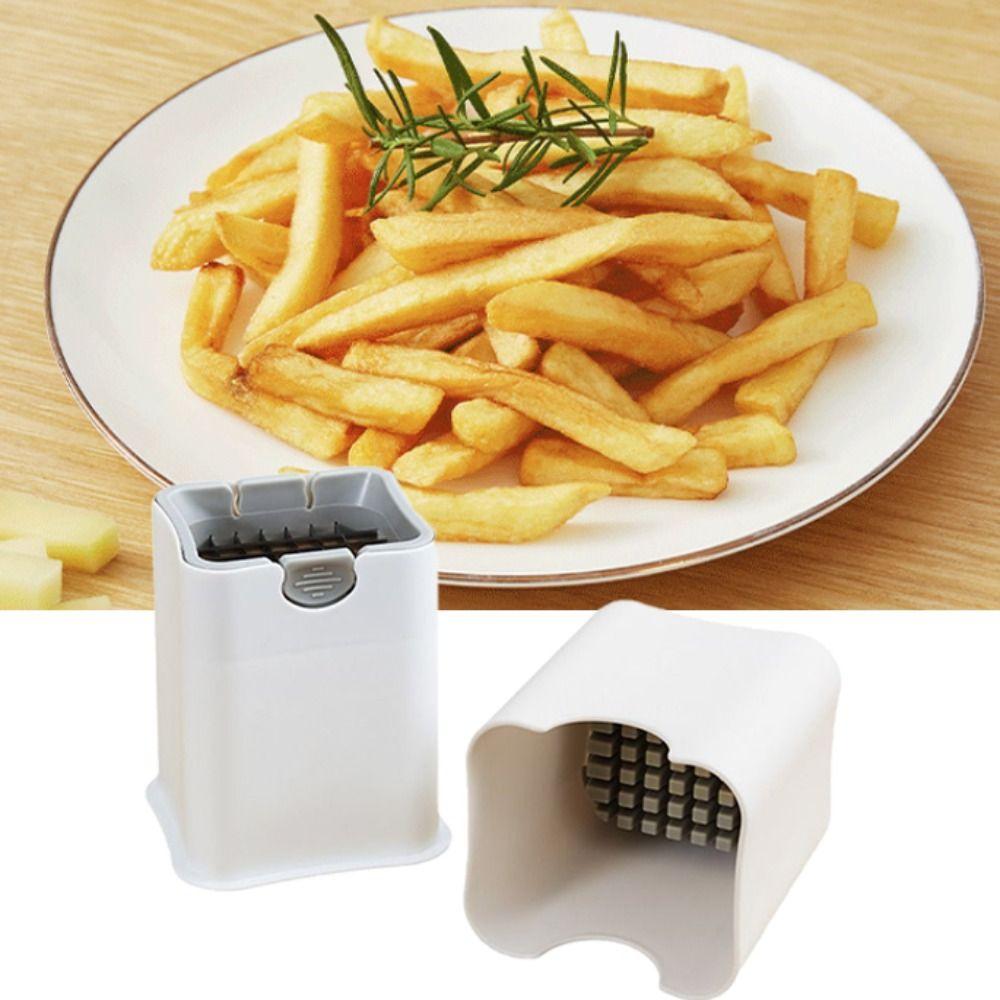 Kitchen Gadget Quick Cut French Fry Cutter Efficient Hand Press Potato Slicer Effort-saving Household Vegetable Cutter Carrot